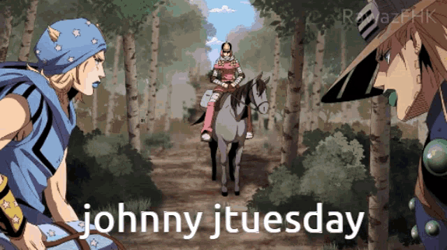 johnny jtuesday is written on the bottom of a cartoon