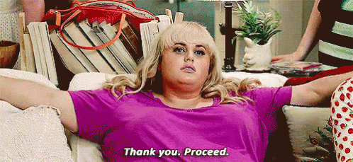 Carry On GIF - Pitch Perfect Rebel Wilson Fat Amy GIFs