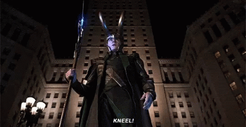 Loki Kneel GIF - Loki Kneel Scream GIFs