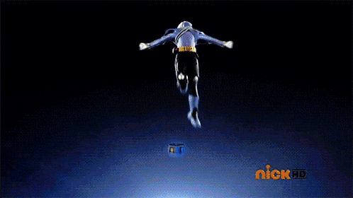 a blue cube with a blue star in the center and the words nick hd on the bottom