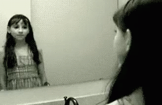 Creepy Mirror - Nightmare GIF - Nightmare Mirror Ghost GIFs