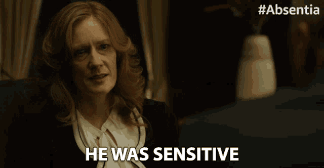 a woman says he was sensitive in a video