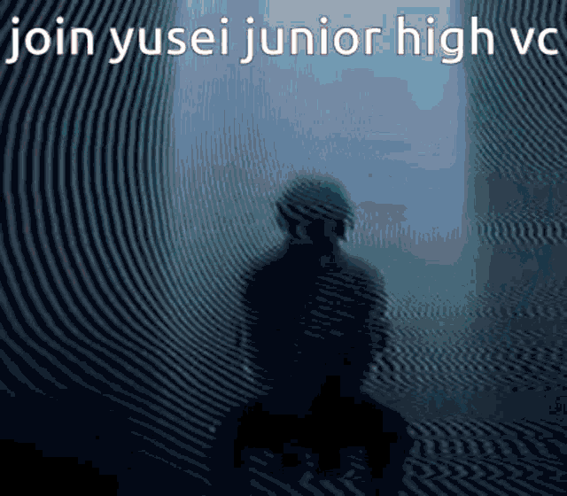 a sign that says join yusei junior high vc on it