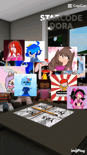 a starcode dora game is being played