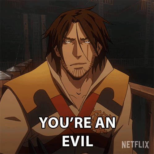 You Are An Evil Trevor Belmont GIF - You Are An Evil Trevor Belmont Richard Armitage GIFs