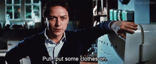 Put Some Clothes On Look Away GIF - Put Some Clothes On Look Away Serious GIFs