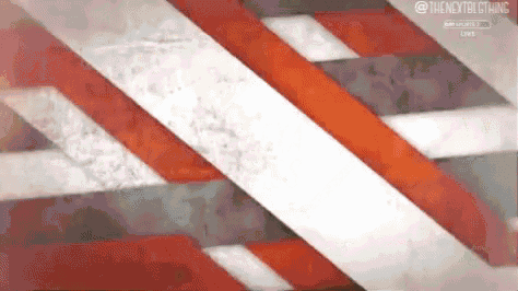 a red white and gray striped background with the words thenextclothing on the bottom right