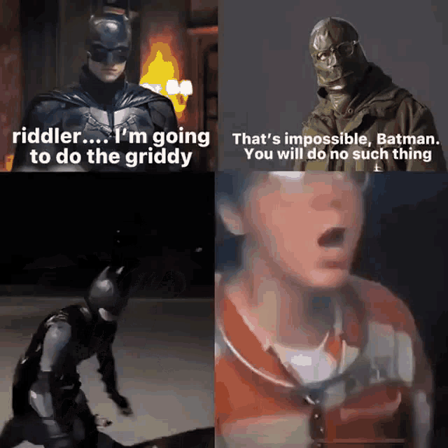 Batman Griddy GIF - Batman Griddy Riddler GIFs