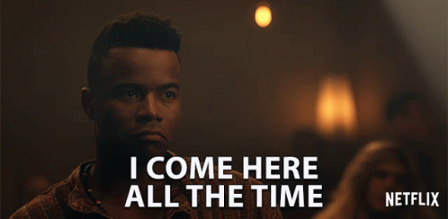 I Come Here All The Time Marque Richardson GIF - I Come Here All The Time Marque Richardson Reggie Green GIFs
