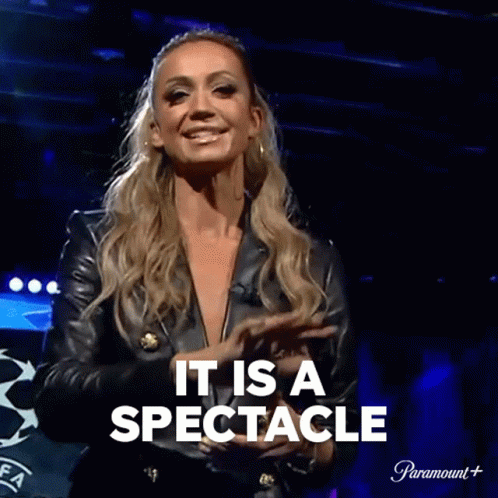 It Is A Spectacle Kate Abdo GIF - It Is A Spectacle Kate Abdo Uefa Champions League GIFs
