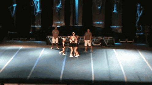 Cheer Stunt Group GIF - Cheerleading Stunt Throw GIFs