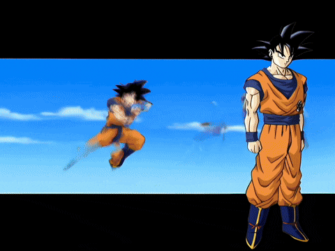 a cartoon of a man standing next to a flying man