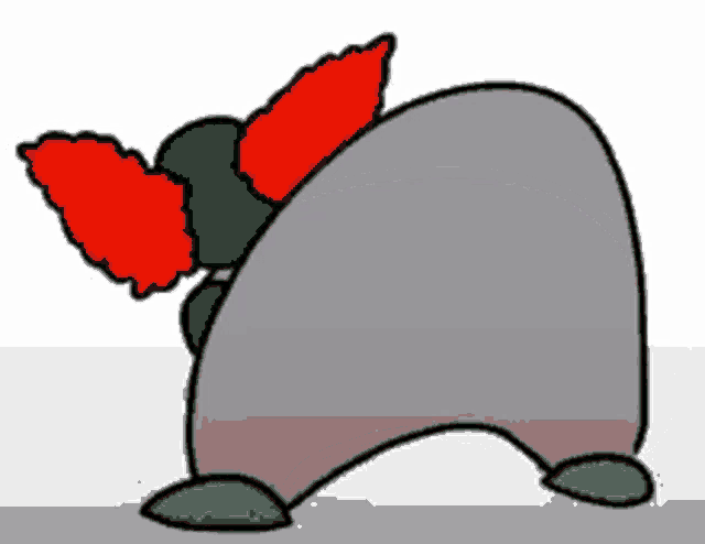 a cartoon drawing of a clown with a red flower on his head .