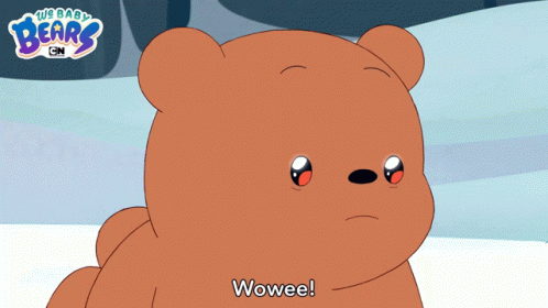 Wowee Grizzly Bear GIF - Wowee Grizzly Bear We Baby Bears GIFs
