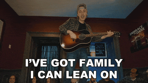 I'Ve Got Family I Can Lean On Owen Riegling GIF - I'Ve Got Family I Can Lean On Owen Riegling Bud Light The Way Song GIFs