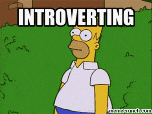 Introverting Back Away GIF - Introverting Introvert Back Away GIFs