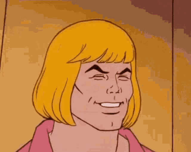 he man is making a funny face with his eyes closed .