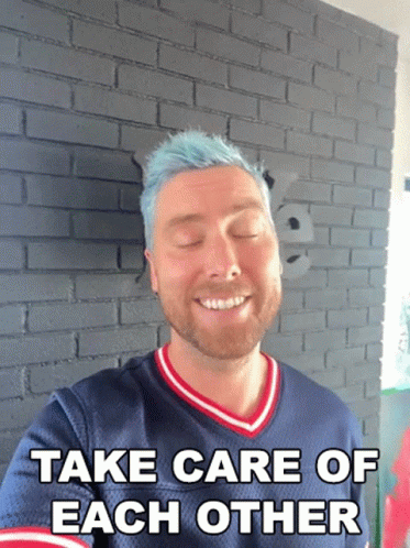 Take Care Of Each Other Lance Bass GIF - Take Care Of Each Other Lance Bass Cameo GIFs