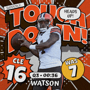 an advertisement for a football player named cle watson