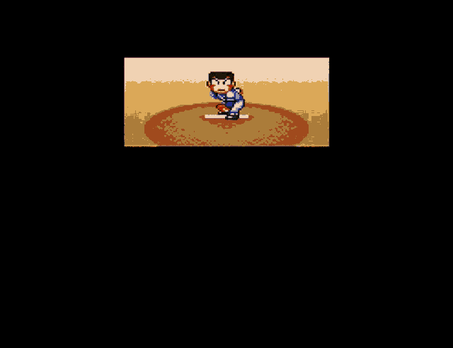 a cartoon character is playing a game of baseball on a field