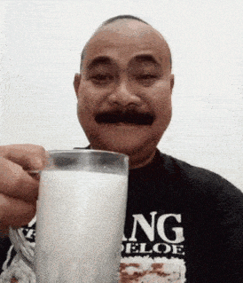 Man Drinking Milk Ayran GIF