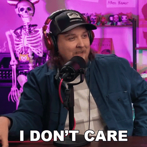 I Don'T Care The Dickeydines Show GIF - I Don'T Care The Dickeydines Show I'M Not Really Interested In That GIFs