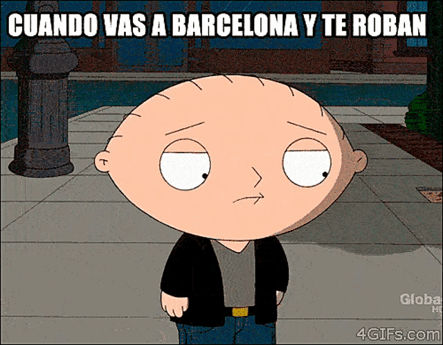 Familia de alemanes paran en barcelona 3 horas y