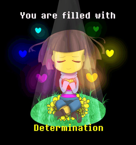 You'Re Filled With Determination GIF - You'Re Filled With Determination Red Heart GIFs
