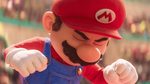 Fierce Stare Mario GIF - Fierce Stare Mario The Super Mario Bros Movie GIFs