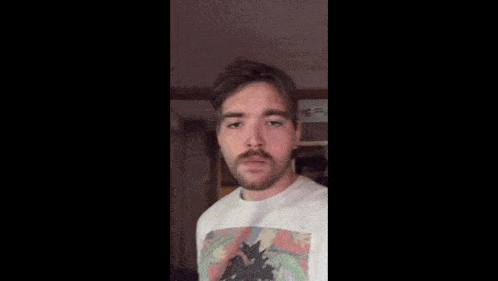 a man with a beard and mustache says " i 'm sorry to do this to you man "