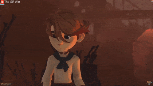 a video game called the gif war is being played on a computer
