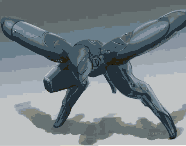a drawing of a robot with the name zukey on it