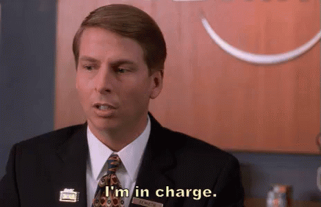 I'M In Charge. GIF - In Charge Im In Charge Jack Mc Brayer GIFs