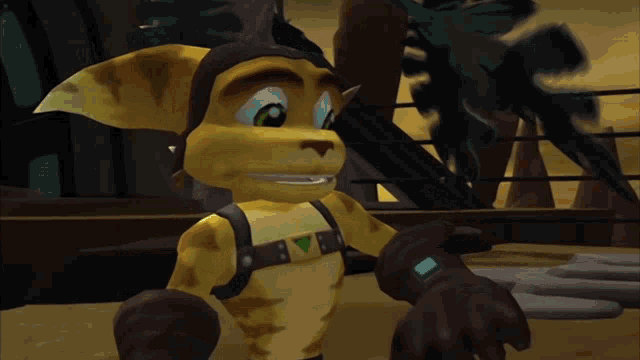 a yellow cartoon character with a triangle on his chest
