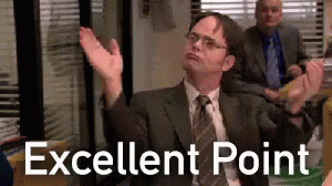 Excellent Point GIF - Excellent Point Slow Clapping Dwight GIFs