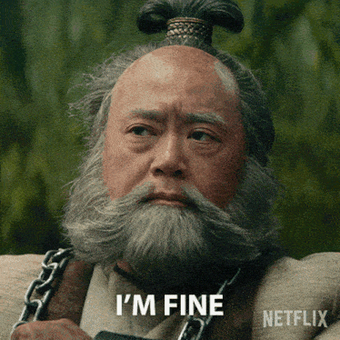 I'M Fine Thank You Uncle Iroh GIF - I'M Fine Thank You Uncle Iroh Avatar The Last Airbender GIFs