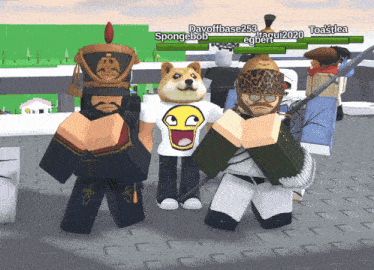 a screenshot of a video game with spongebob and toastilea