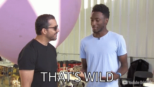 Thats Wild Marques Brownles GIF - Thats Wild Marques Brownles David Blaine GIFs