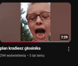 a video of a boy with glasses is displayed with the time 7:29