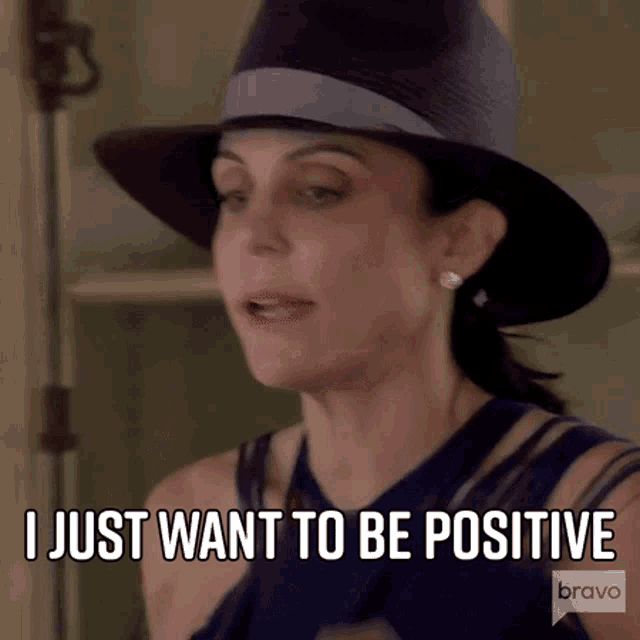 I Just Want To Be Positive Real Housewives Of New York GIF