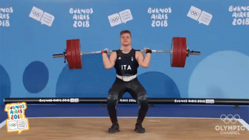 Weight Lifting Italy GIF - Weight Lifting Italy Clean And Jerk GIFs