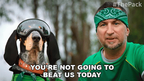 Youre Not Going To Beat Us Today The Pack GIF - Youre Not Going To Beat Us Today The Pack You Will Not Win Today GIFs