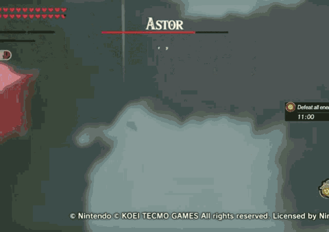 a screenshot of a video game shows a monster called astor