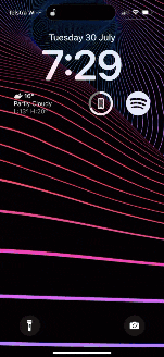 a phone screen shows a map of a city and the time is 7:30