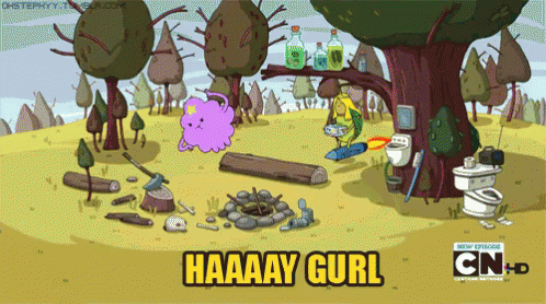 Lumpy Space Princess Hay Gurl GIF - Adventure Time Lumpy Space Princess Hay Gurl GIFs