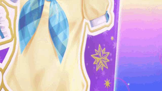 a close up of a person 's shirt and tie