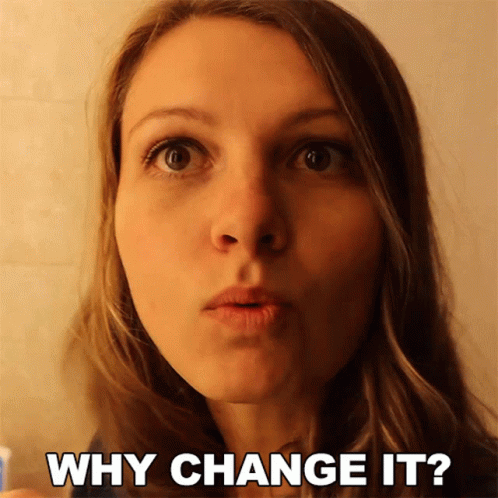 Why Change It Ashley May GIF - Why Change It Ashley May Mcjuggernuggets GIFs
