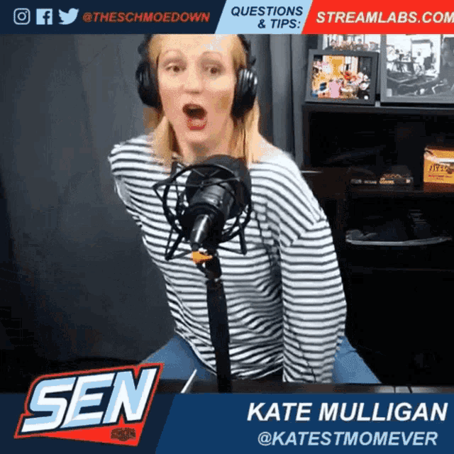 Sen Live Kate Mulligan GIF - Sen Live Kate Mulligan Yelling GIFs
