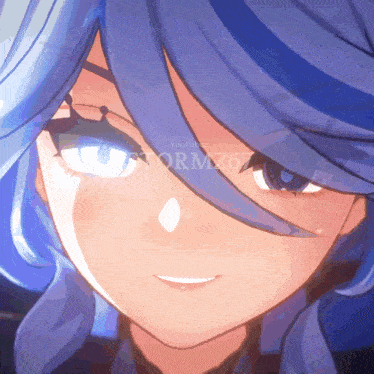 a close up of a girl 's face with the words youtube stormz67 on the bottom
