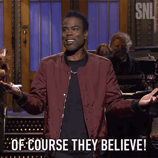 Of Course They Believe Chris Rock GIF - Of Course They Believe Chris Rock Believer GIFs